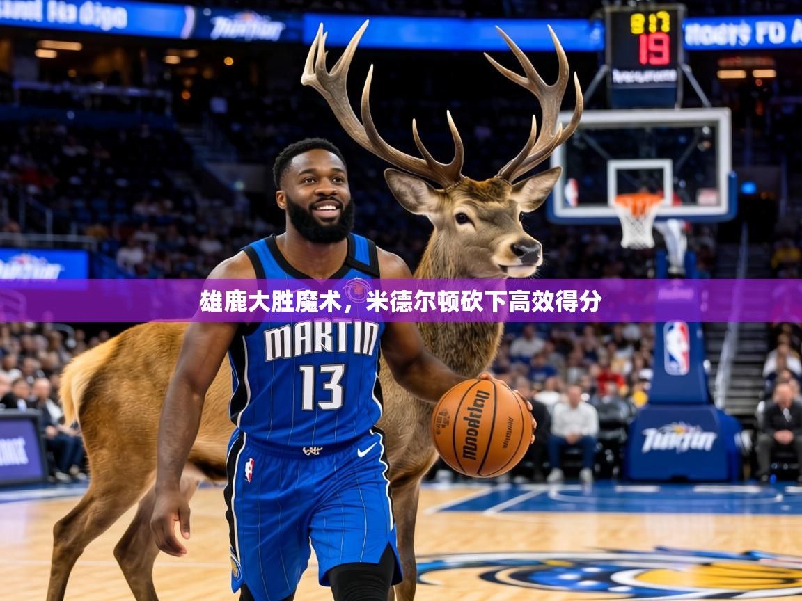 雄鹿大胜魔术,米德尔顿砍下高效得分 第1张
