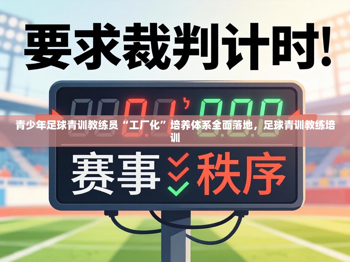 青少年足球青训教练员“工厂化”培养体系全面落地,足球青训教练培训 第1张